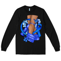Black colon cancer heels Long Sleeve Tee - NancyCooperArtShop