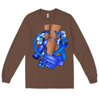 Chestnut colon cancer heels Long Sleeve Tee - NancyCooperArtShop