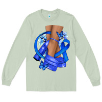 Matcha colon cancer heels Long Sleeve Tee - NancyCooperArtShop