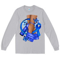 Moon Dust colon cancer heels Long Sleeve Tee - NancyCooperArtShop