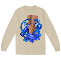Mushroom colon cancer heels Long Sleeve Tee - NancyCooperArtShop