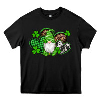Black st patricks day gnome with western hearts Heavy Core Tee - Artiststas