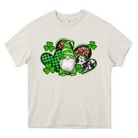 Cream st patricks day gnome with western hearts Heavy Core Tee - Artiststas
