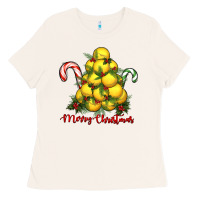 Bone merry christmas lacrosse Ladies Tee - RanaPortraitStore
