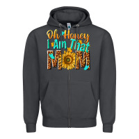 Smoke oh honey i am that mom Zipper Hoodie - NancyCooperArtShop