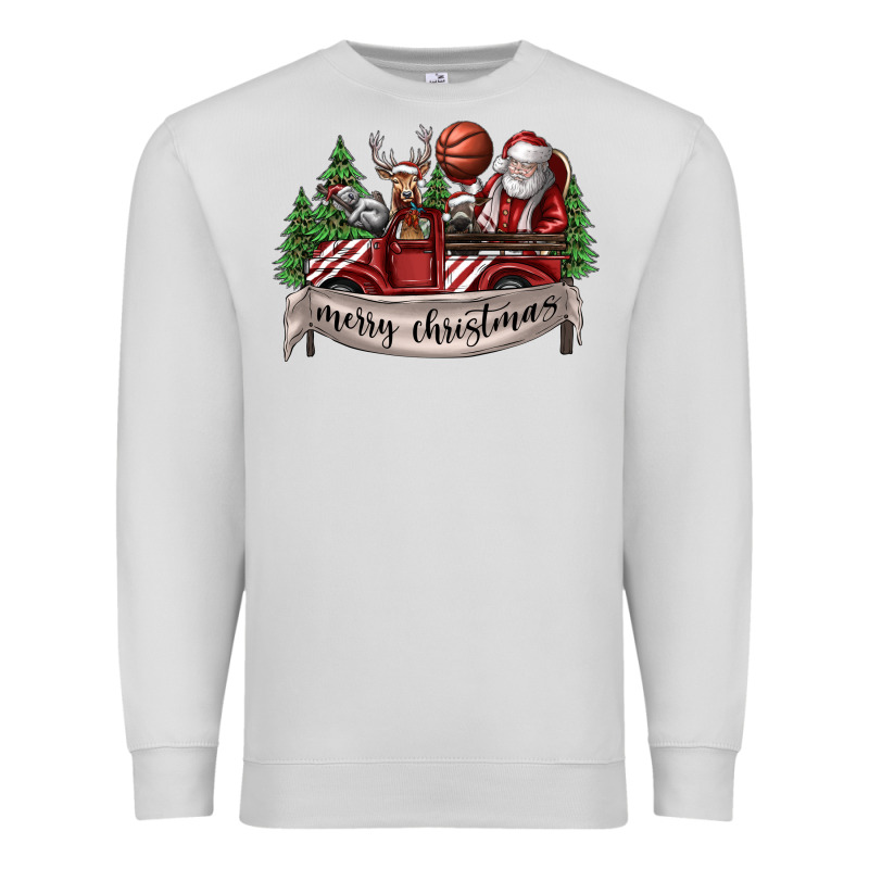 Merry Christmas Premium Sweatshirt by SublimationCraftShop | Teevron
