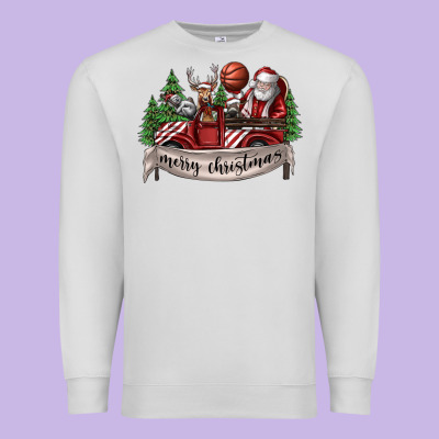 Merry Christmas Premium Sweatshirt Designed By Sublimationcraftshop