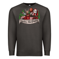 Smoke Merry Christmas Premium Sweatshirt - SublimationCraftShop