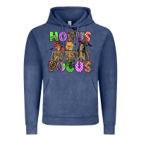 Vintage Denim hocus pocus skeleton Vintage Hoodie - AdoDesignShop