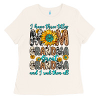 Bone i have three tittles mom grandma great grandma Ladies Tee - Zillion Design Studio