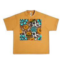 Peanut Butter western gemstone and sunflower seamless pattern Urban Heavy Tee - BundleAndBundleShop
