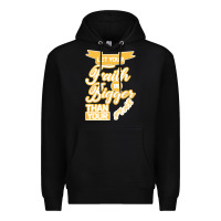 Black Let Your Faith Be Bigger Than Your Fear Premium Hoodie - Bettercallsaul