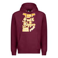 Burgundy Let Your Faith Be Bigger Than Your Fear Premium Hoodie - Bettercallsaul