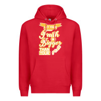 Red Let Your Faith Be Bigger Than Your Fear Premium Hoodie - Bettercallsaul