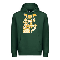 Sports Green Let Your Faith Be Bigger Than Your Fear Premium Hoodie - Bettercallsaul