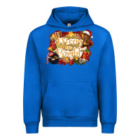 Cobalt merry and bright Urban Hoodie - CowGirlArtShop