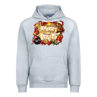 Heather Grey merry and bright Urban Hoodie - CowGirlArtShop