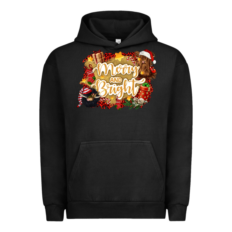 Merry And Bright Urban Hoodie by CowGirlArtShop | Teevron