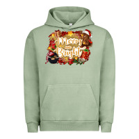 Pigment Oil Green merry and bright Urban Hoodie - CowGirlArtShop
