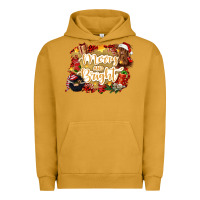 Pigment Peanut Butter merry and bright Urban Hoodie - CowGirlArtShop