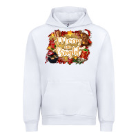 White merry and bright Urban Hoodie - CowGirlArtShop
