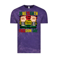 Cloud Purple juneteenth freedom day Vintage Tee - Artiststas