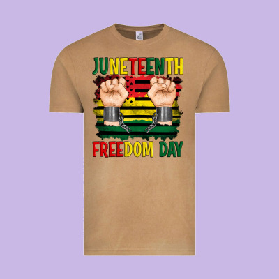 Juneteenth Freedom Day Vintage Tee Designed By Artiststas