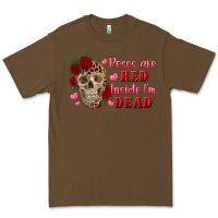 Cacao roses are red inside i'm dead Skull Premium Tee - RanaPortraitStore