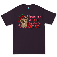 Plum roses are red inside i'm dead Skull Premium Tee - RanaPortraitStore