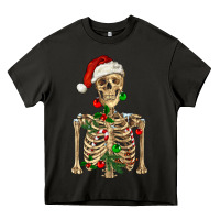 Asphalt Christmas Skeleton Heavy Core Tee - RanaPortraitStore