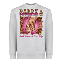 Heather Grey daddy and daughter best friends for life Heavyweight Sweatshirt - Artiststas