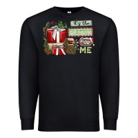 Black It's The Present For Me Premium Sweatshirt - SublimationCraftShop