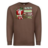 Chestnut It's The Present For Me Premium Sweatshirt - SublimationCraftShop