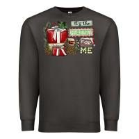 Smoke It's The Present For Me Premium Sweatshirt - SublimationCraftShop