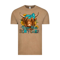 Vintage Coffee barn hair don't care long haired cow Vintage Tee - Jasminsmagicworld