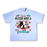 Grape Ice life is better with a frenchie Urban Heavy Tee - Jasminsmagicworld