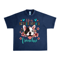 Navy life is better with a frenchie Urban Heavy Tee - Jasminsmagicworld