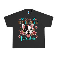 Pigment Black life is better with a frenchie Urban Heavy Tee - Jasminsmagicworld