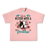 Salmon life is better with a frenchie Urban Heavy Tee - Jasminsmagicworld