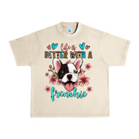 Sandshell life is better with a frenchie Urban Heavy Tee - Jasminsmagicworld
