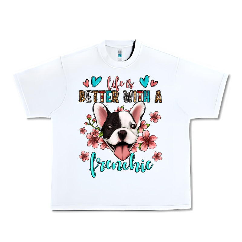 Life Is Better With A Frenchie Urban Heavy Tee by Jasminsmagicworld | Teevron