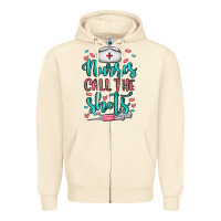 Sandshell nurses call the shots Zipper Hoodie - NancyCooperArtShop