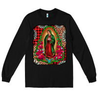 Black our lady of guadalupe christmas Long Sleeve Tee - Jasminsmagicworld