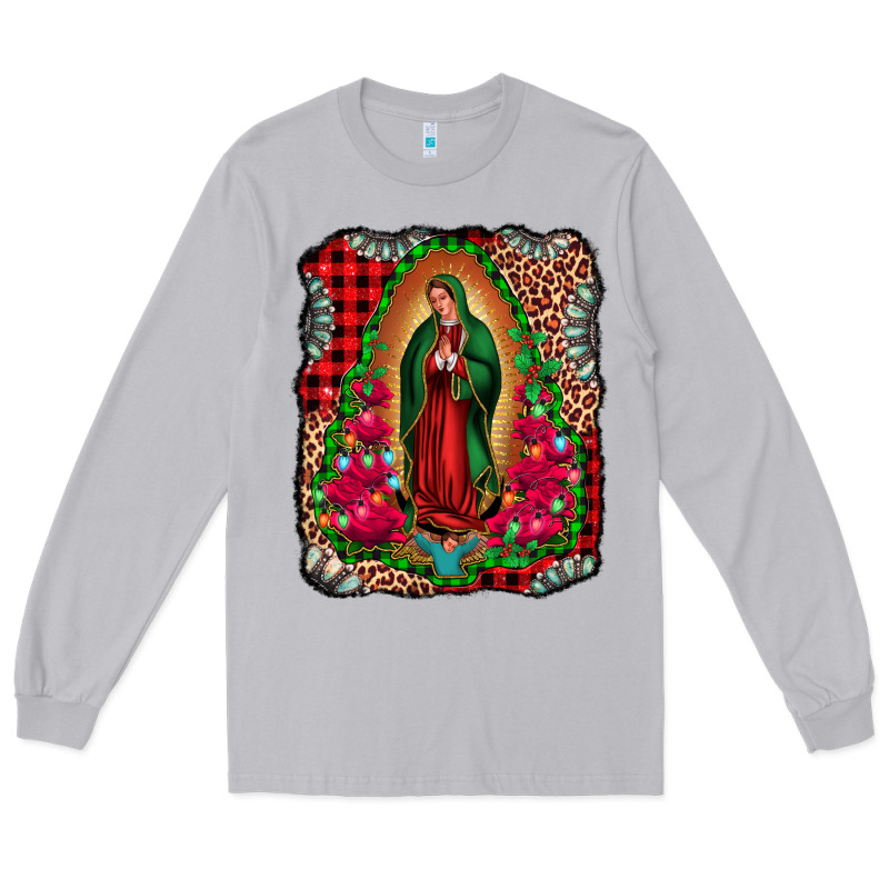 Our Lady Of Guadalupe Christmas Long Sleeve Tee by Jasminsmagicworld | Teevron