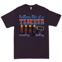 Plum battery life of a teacher Premium Tee - texasbilliewilder