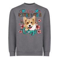 Storm life is better with a corgi Heavyweight Sweatshirt - Jasminsmagicworld