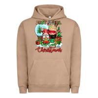 Pigment Burro just a girl who loves christmas Urban Hoodie - CowGirlArtShop