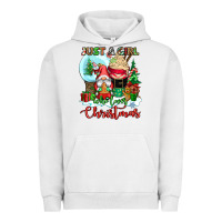 Pigment Lunar Rock just a girl who loves christmas Urban Hoodie - CowGirlArtShop