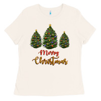 Bone merry christmas trees Ladies Tee - RanaPortraitStore
