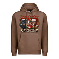 Chestnut Merry Christmas Premium Hoodie - RanaPortraitStore